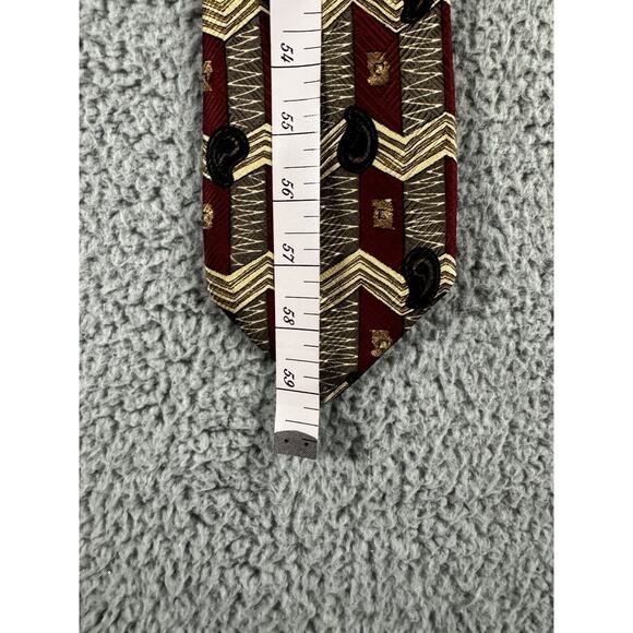 Robert Talbott Neck Tie Hand Sewn Finest Silk Made In USA Geometric - Picture 6 of 6